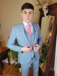 King Light Blue Suit By Shelby & Sons