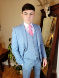 King Light Blue Suit By Shelby & Sons