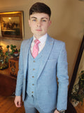 King Light Blue Suit By Shelby & Sons