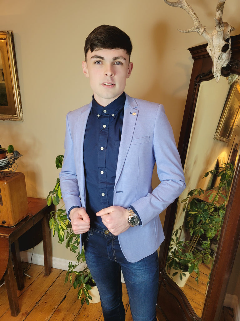 Star Blue Blazer By 6th Sense