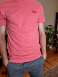 Vintage Logo Pink Marl T-Shirt By SuperDry