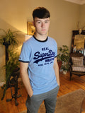 Tonal Halifax Blue T-Shirt By SuperDry