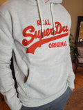 Soda Pop Oat Marl Hoodie By SuperDry