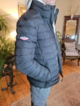 Fuji Padded Black Jacket By SuperDry
