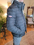 Fuji Padded Black Jacket By SuperDry