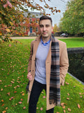 Tan Wool Coat By Digel