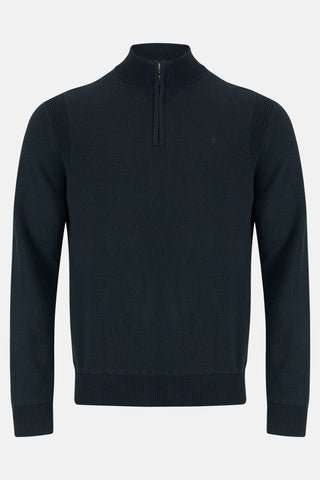 Brosna Green 1/4 Zip Knitwear By Benetti