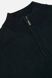 Brosna Green 1/4 Zip Knitwear By Benetti