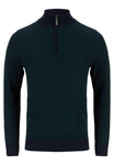 Jimmy 1/4 Zip pine Knitwear By 6th Sense