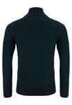 Jimmy 1/4 Zip pine Knitwear By 6th Sense