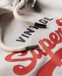 Duo Vintage Grey Hoodie By SuperDry