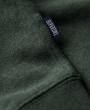 Henley Green Sweatshirt By SuperDry