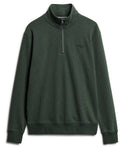 Henley Green Sweatshirt By SuperDry