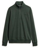 Henley Green Sweatshirt By SuperDry