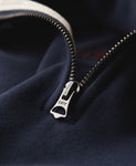 Henley Navy Sweatshirt By SuperDry