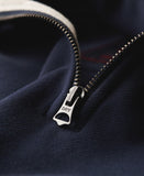 Henley Navy Sweatshirt By SuperDry