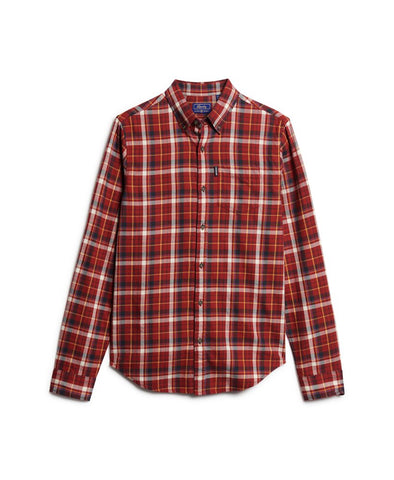 Vintage Red Check Shirt By SuperDry