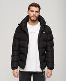 Black Puffer Jacket By SuperDry