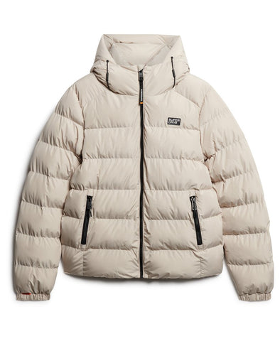 Hooded Stone Puffer Jacket By SuperDry