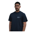 Suave Navy T-Shirt By Walker & Hunt
