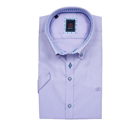 Liffey Lilac S/Sleeve Shirt By Andre