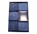 Box 23G Navy Sock Set By Tommy Hilfiger