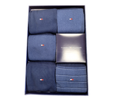 Box 23G Navy Sock Set By Tommy Hilfiger
