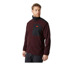 Daybreaker Burgundy Fleece Jacket By Helly Hansen