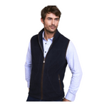 4191 Navy Fleece Gilet By Vedoneire