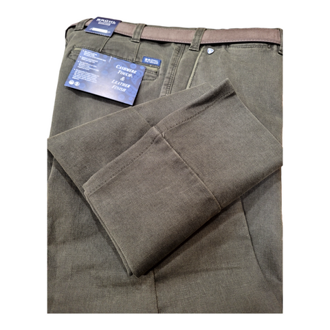 Venice A24 Green Chinos By Bruhl