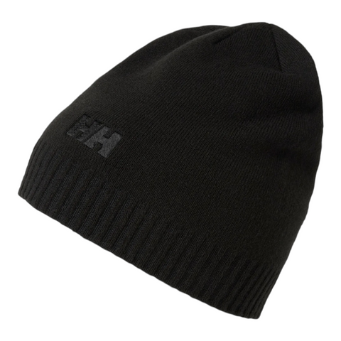 Brand Beanie Black By Helly Hansen