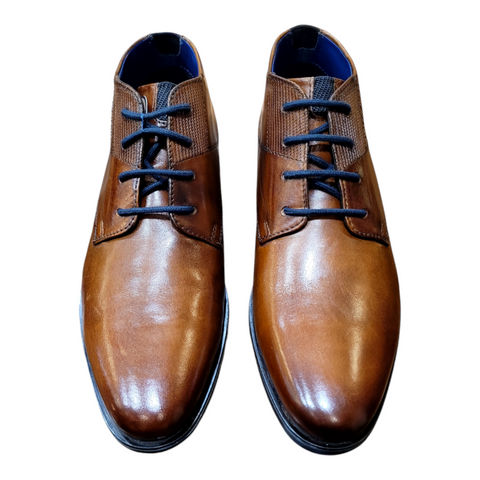 Gapo Cognac Laced Boot By Bugatti