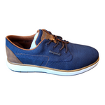 Brute Navy Shoe By Bugatti