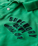 Applique S24 Green Polo Shirt By SuperDry
