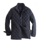 3130 A23 Navy Quilted Jacket By Vedoneire