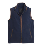 4191 Navy Fleece Gilet By Vedoneire