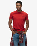 Essential Logo A25 Red T Shirt By SuperDry