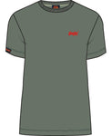 Essential Logo A25 Khaki T Shirt By SuperDry