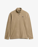 Polar 1/4 Zip Beige Fleece By SuperDry