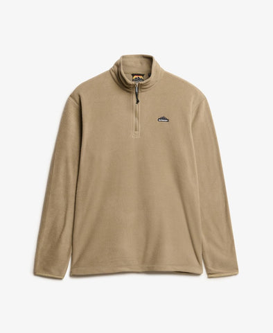 Polar 1/4 Zip Beige Fleece By SuperDry
