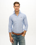 Essentials Tailored Blue Stripe Shirt By SuperDry
