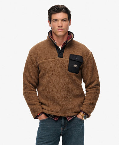 Fuji A25 Brown Fleece By SuperDry