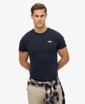 Essential Logo S25 Navy T Shirt By SuperDry
