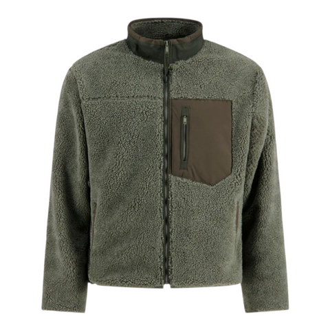 Fleece A25 Green Jacket By A Fish Named Fred