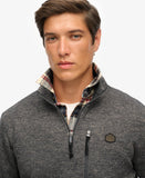 Storm A25 Grey Fleece Knitwear By SuperDry