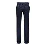 Bill A25 Navy Printed Chinos By Gardeur