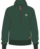 Athletic SD 1/4 Zip Green Sweatshirt By SuperDry