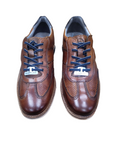 3229711C Cognac Leather Trainer By Bugatti