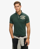 Athletic Green Polo Shirt By SuperDry