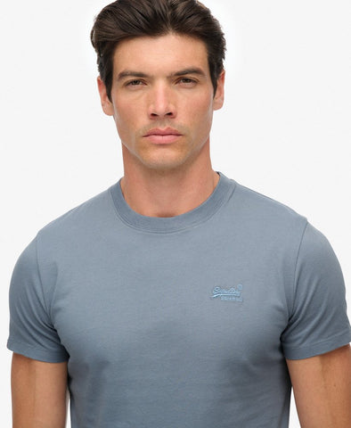 Essential Logo A25 Slate T Shirt By SuperDry
